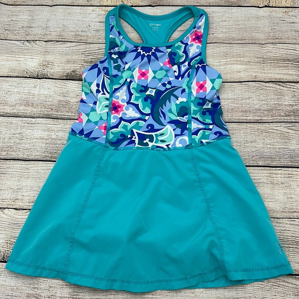 Gymboree Gym Go Dress with Undershorts Size Small 5/6 - Picture 1 of 5